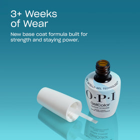 OPI GelColor Gel Nail Polish Super Strong Base Coat side view