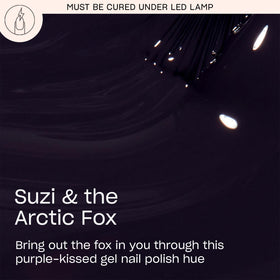 OPI GelColor Gel Nail Polish Suzi & the Arctic Fox bottle side view