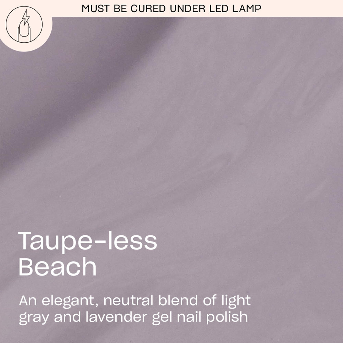 OPI GelColor Gel Nail Polish Taupe-less Beach bottle side view