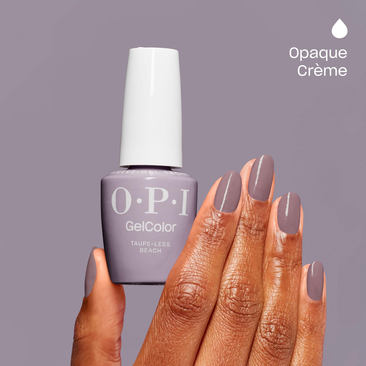 OPI GelColor Gel Nail Polish Taupe-less Beach with nail art tools