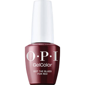 OPI GelColor Got the Blues for Red Gel Nail Polish front view
