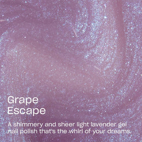OPI GelColor Grape Escape Gel Nail Polish swatch on nails