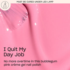 OPI GelColor I Quit My Day Job nail polish bottle side view