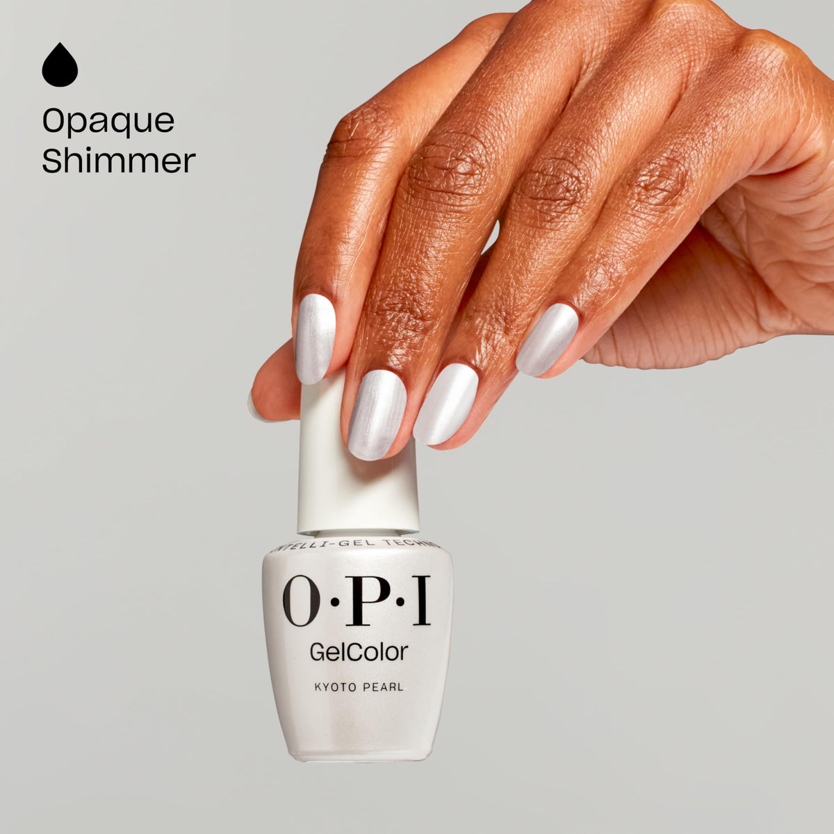 OPI GelColor Kyoto Pearl Gel Nail Polish applied on nails