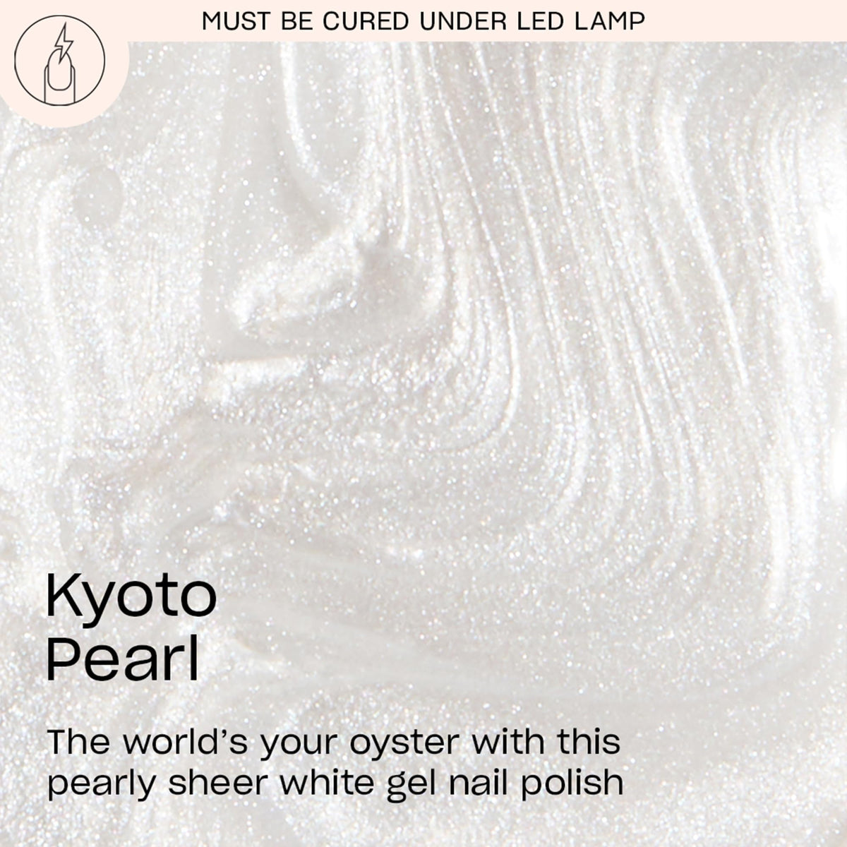 OPI GelColor Kyoto Pearl Gel Nail Polish bottle side view