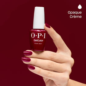 OPI GelColor Miami Beet Gel Nail Polish packaging