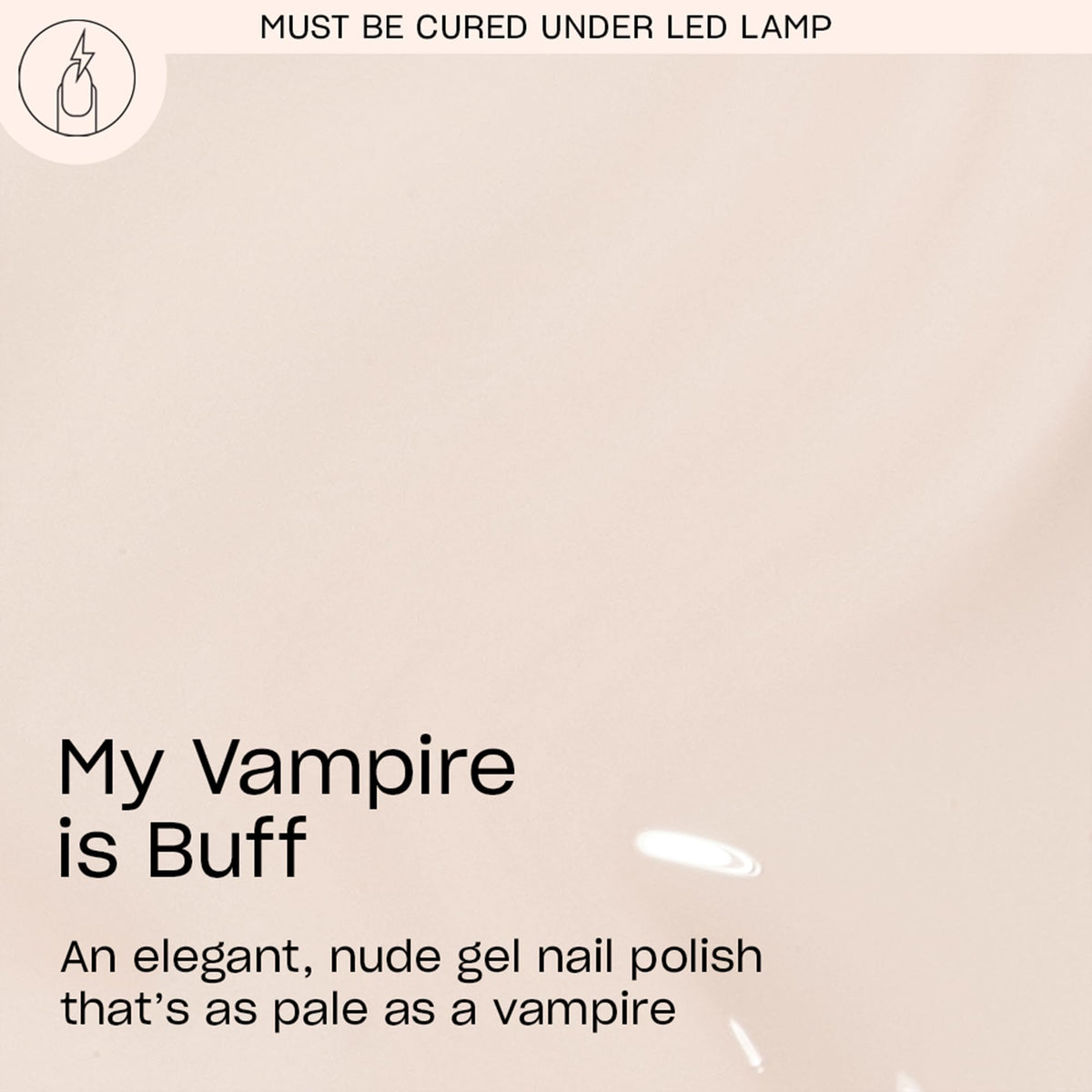 OPI GelColor My Vampire is Buff bottle side view