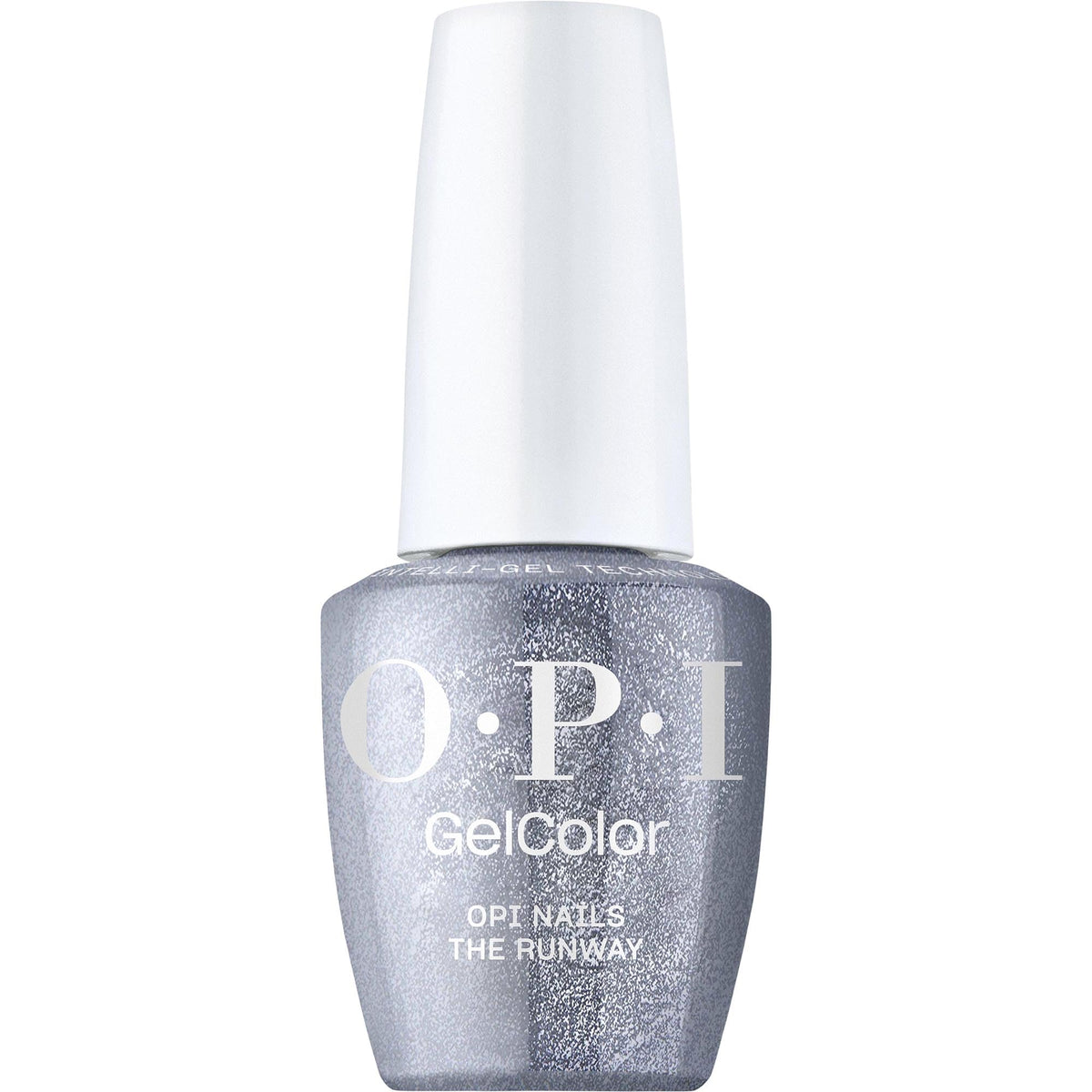 OPI GelColor Opaque Silver Shimmer front view