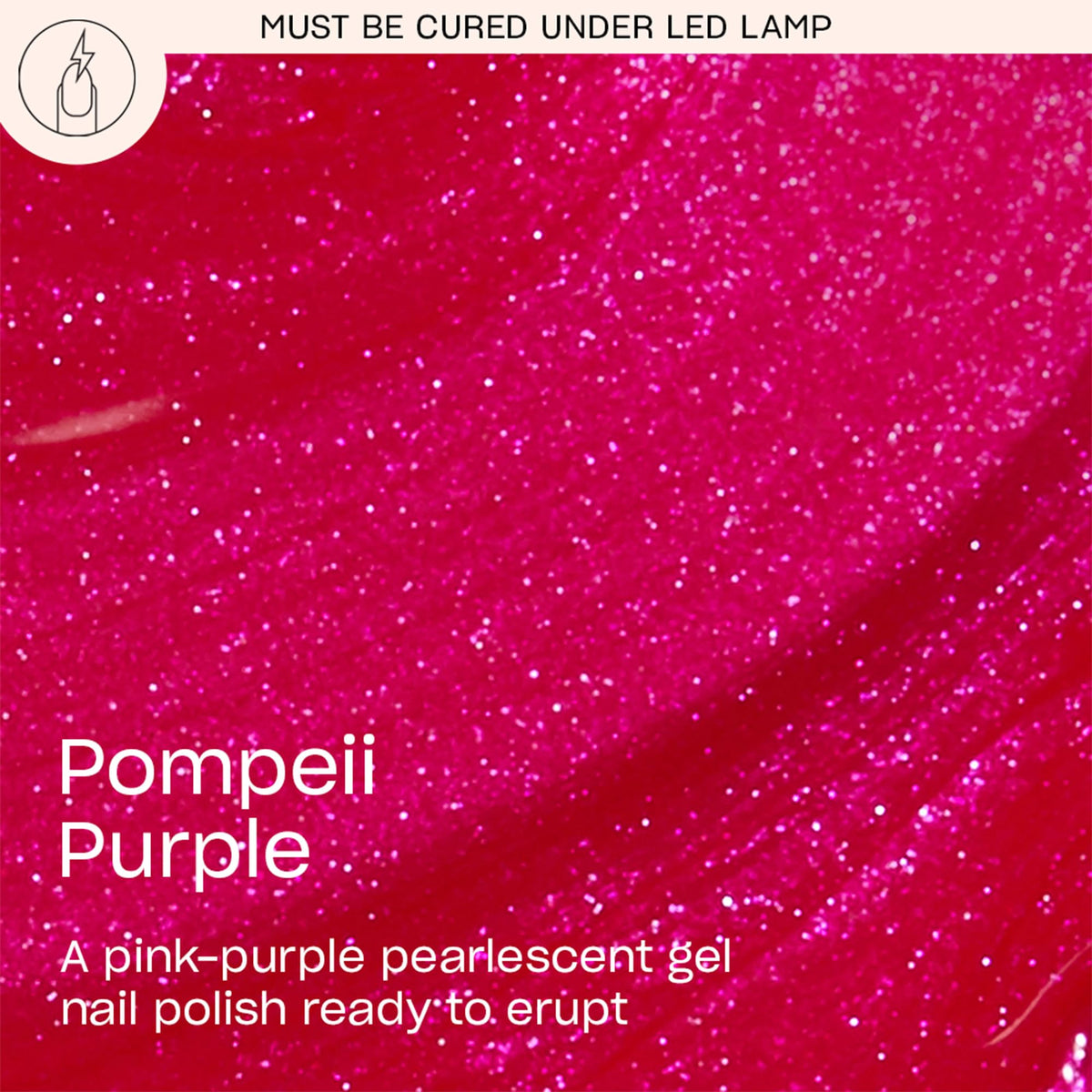 OPI GelColor Pompeii Purple bottle with brush