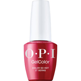 OPI GelColor So Hot it Berns gel nail polish bottle front view