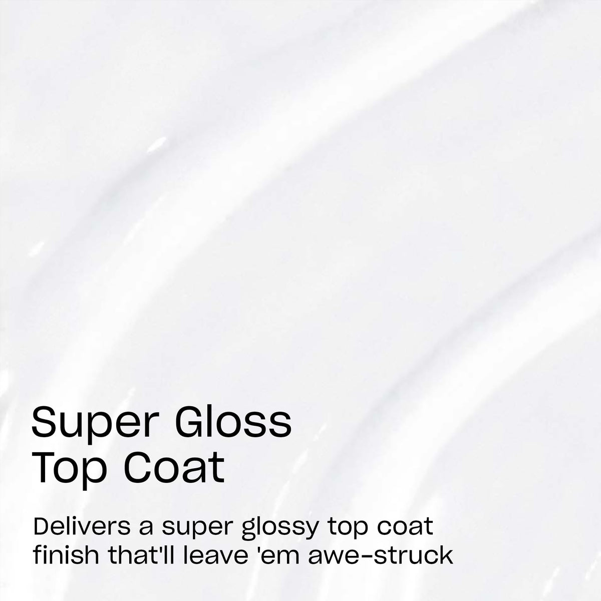 OPI GelColor Super Gloss Top Coat application on nails