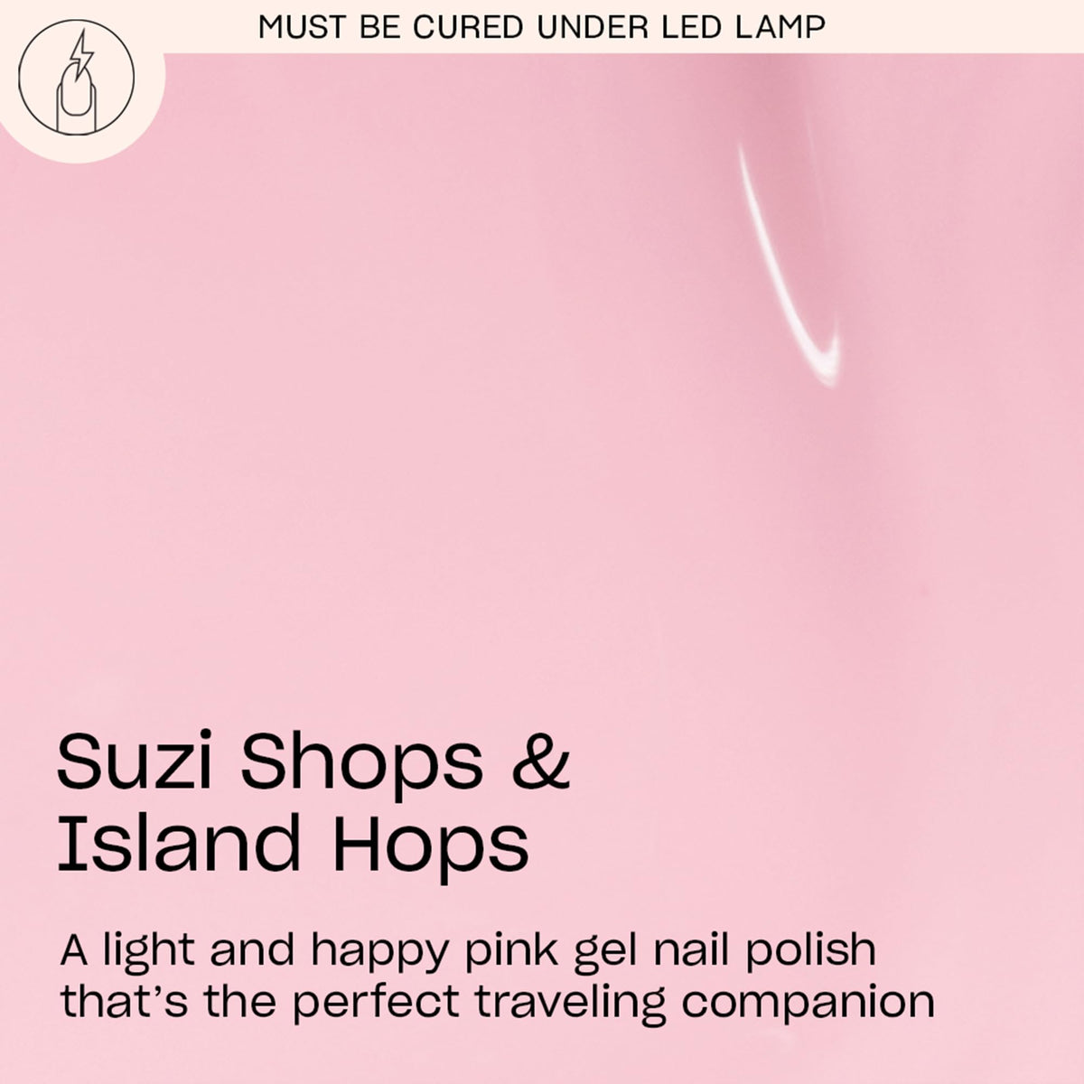 OPI GelColor Suzi Shops & Island Hops bottle with cap