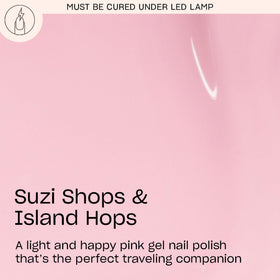 OPI GelColor Suzi Shops & Island Hops bottle with cap