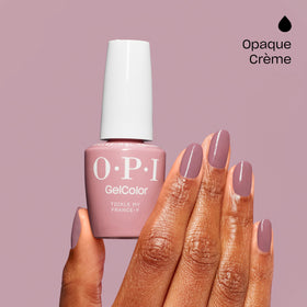 OPI GelColor Tickle My France-y brush close-up
