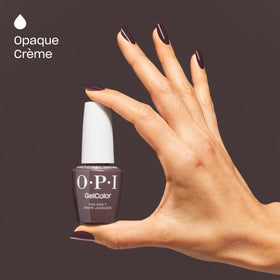 OPI GelColor You Don't Know Jacques! Dark Taupe Brown application process