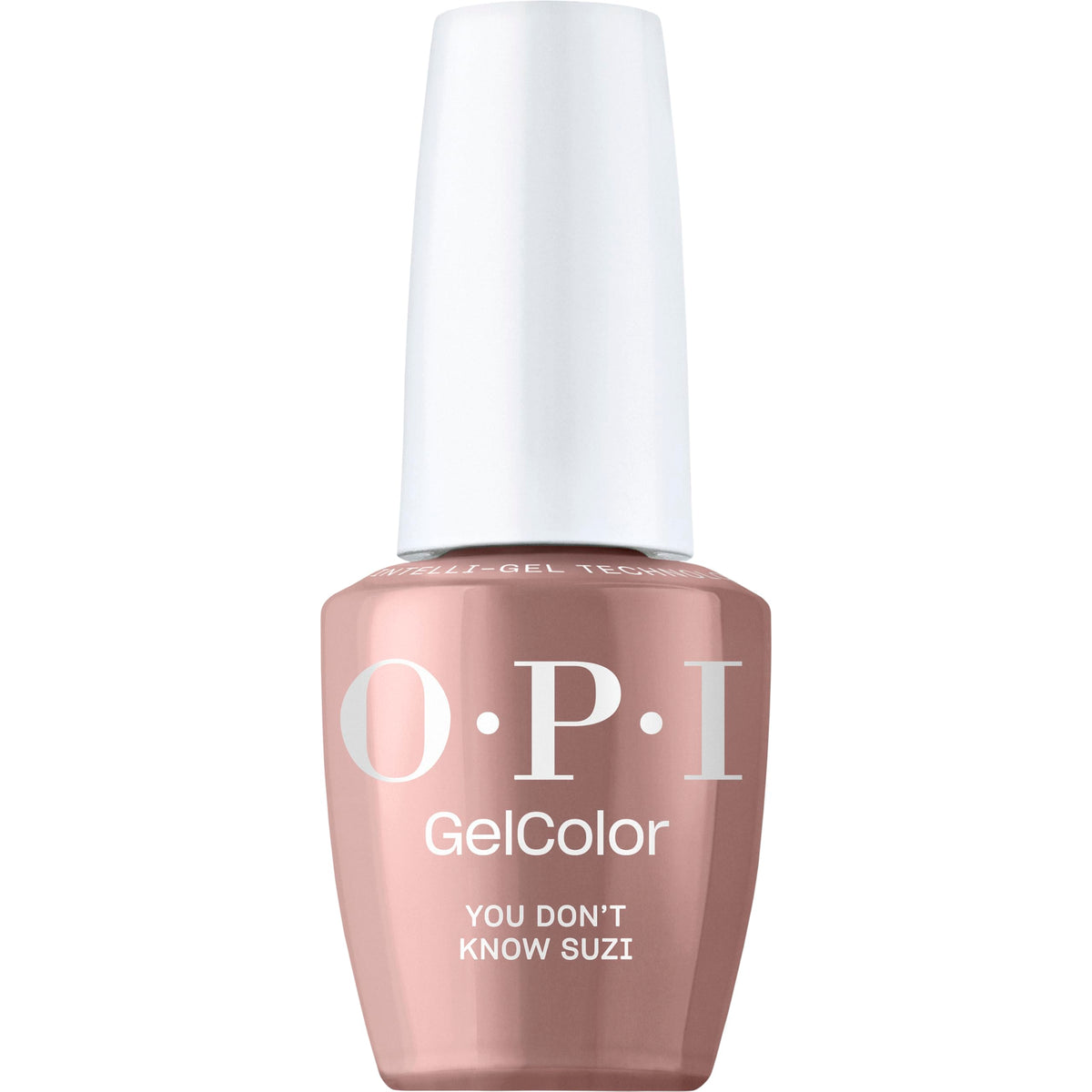 OPI GelColor You Don’t Know Suzi dark grey-brown nail polish bottle front view