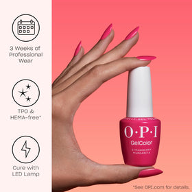 OPI GelColor You're Such at BudaPest Gel Nail Polish application on nails