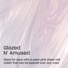 OPI Glazed N' Amused nail polish brush close-up