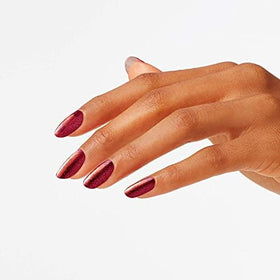 OPI I'm Really an Actress nail polish bottle with background