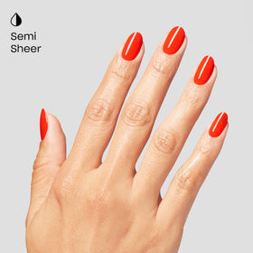 OPI Infiniste Shine Mini Plaid Flirt Nail Polish side view