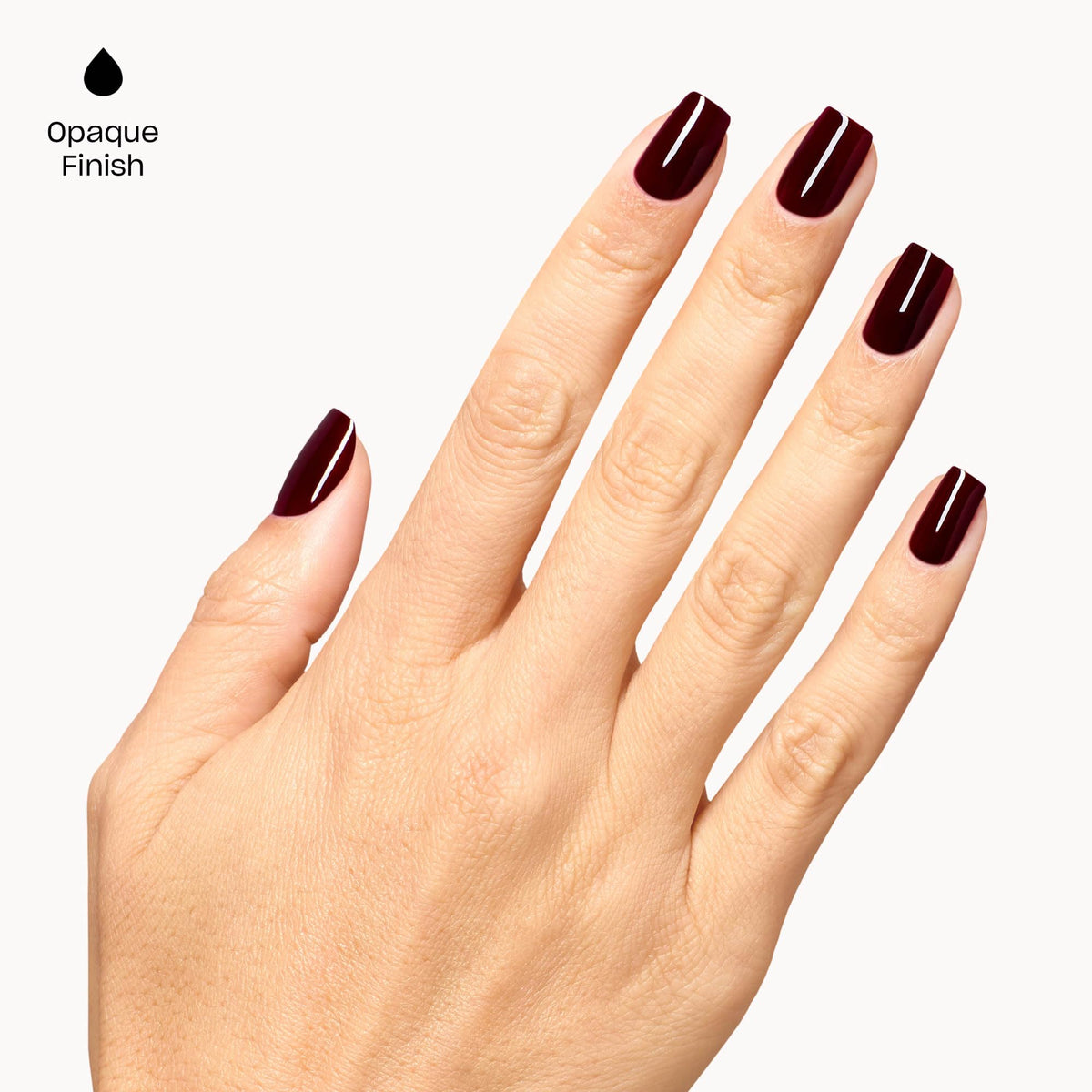 OPI Infiniste Shine Nail Polish application process