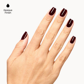 OPI Infiniste Shine Nail Polish application process