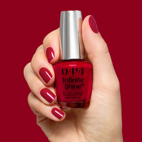 OPI Infiniste Shine Nail Polish Deer Valley Spice in natural light