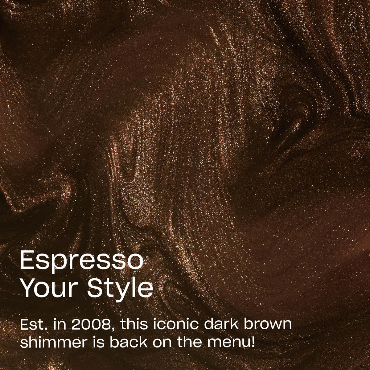 OPI Infiniste Shine Nail Polish Espresso Your Style bottle with cap