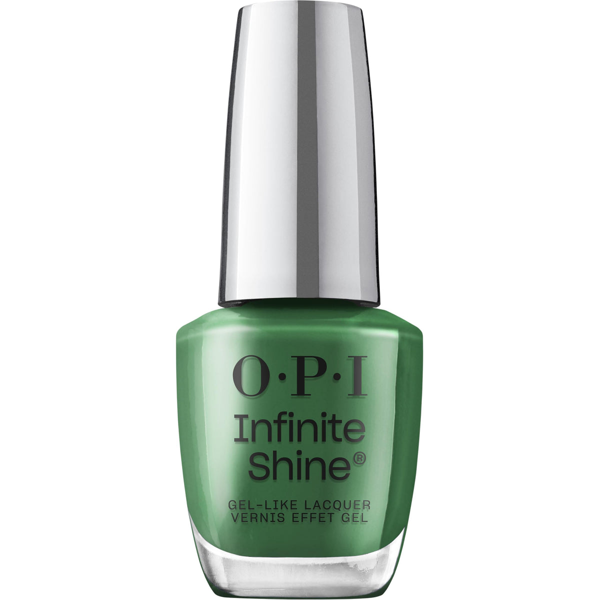 OPI Infiniste Shine Nail Polish OPI’m a Supermodel dark forest green front view