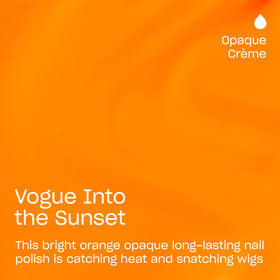 OPI Infiniste Shine Nail Polish Vogue Into the Sunset bottle side view