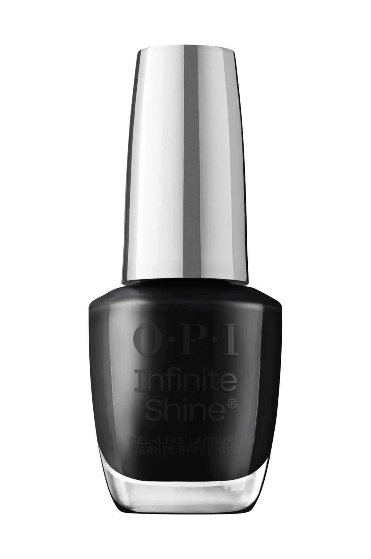OPI Infinite Shine Black Onyx Nail Polish bottle front view