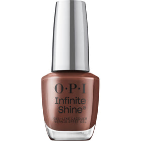 OPI Infinite Shine Lip Hot Liner Opaque Dark Brown nail polish front view