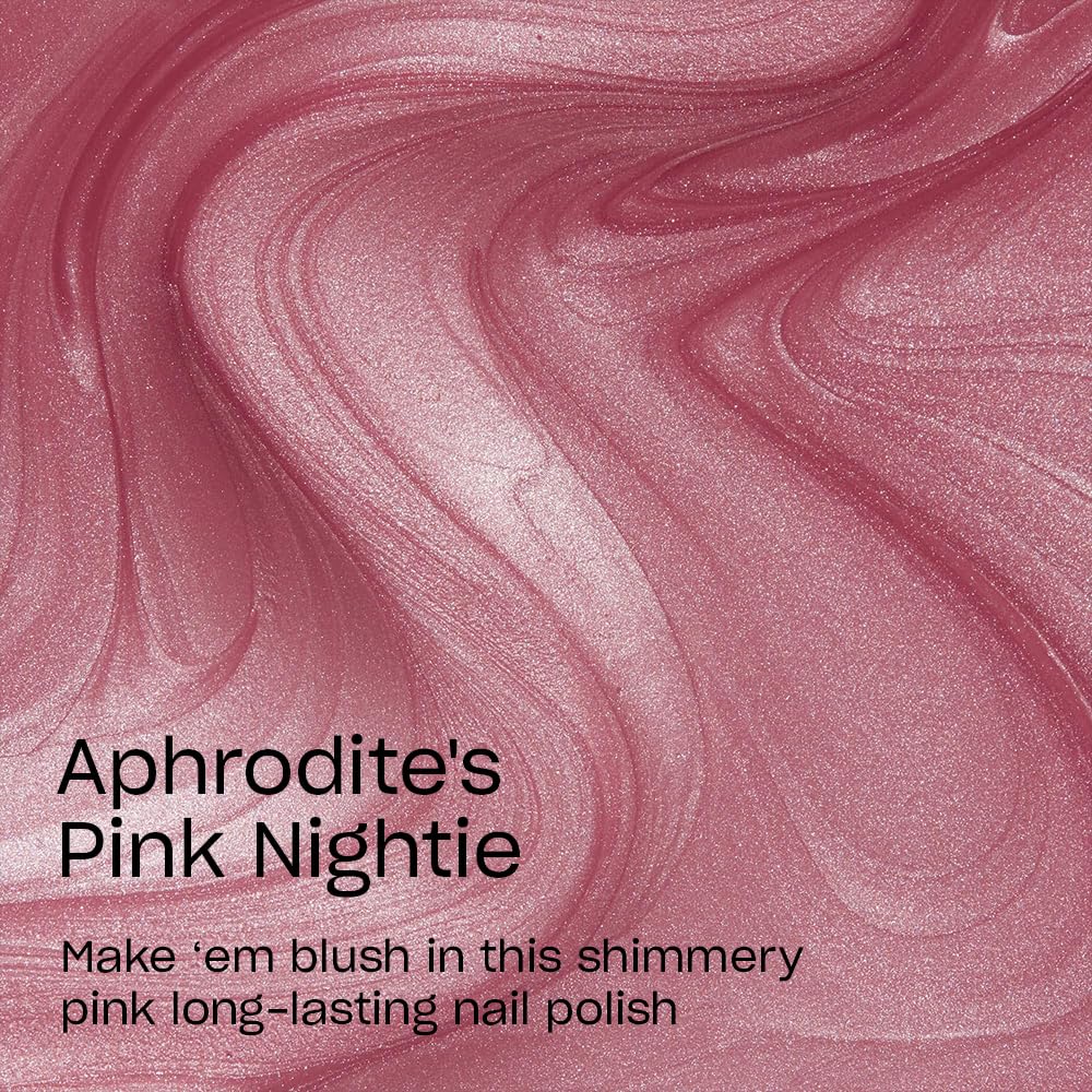 OPI Infinite Shine Nail Polish Aphrodite's Pink Nightie side view