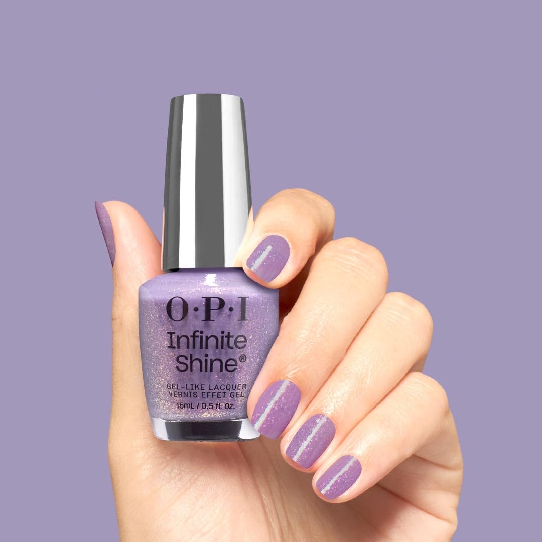 OPI Infinite Shine Nail Polish application process