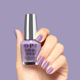 OPI Infinite Shine Nail Polish application process