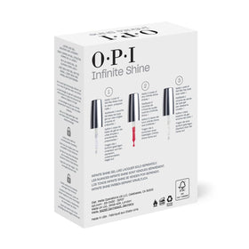 OPI Infinite Shine Nail Polish application with pro-wide brush