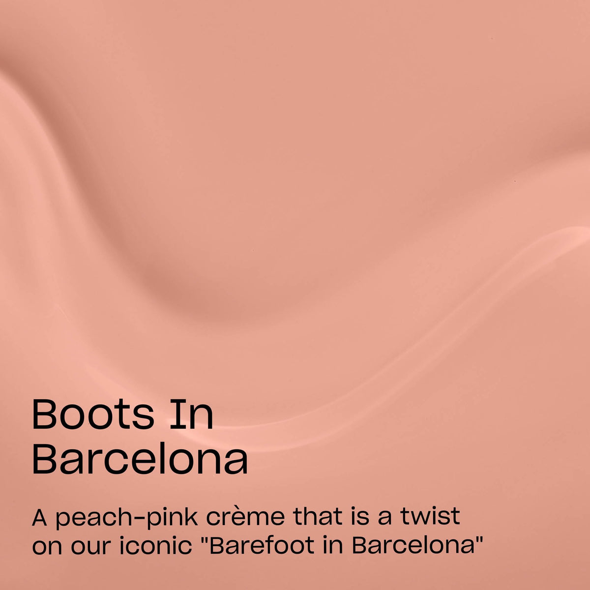 OPI Infinite Shine Nail Polish Boots in Barcelona bottle side view