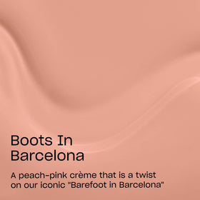 OPI Infinite Shine Nail Polish Boots in Barcelona bottle side view