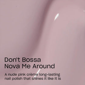 OPI Infinite Shine Nail Polish Don't Bossa Nova Me Around with base and top coat