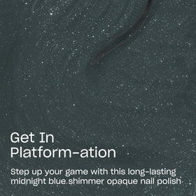 OPI Infinite Shine Nail Polish Get in Platform-ation bottle side view