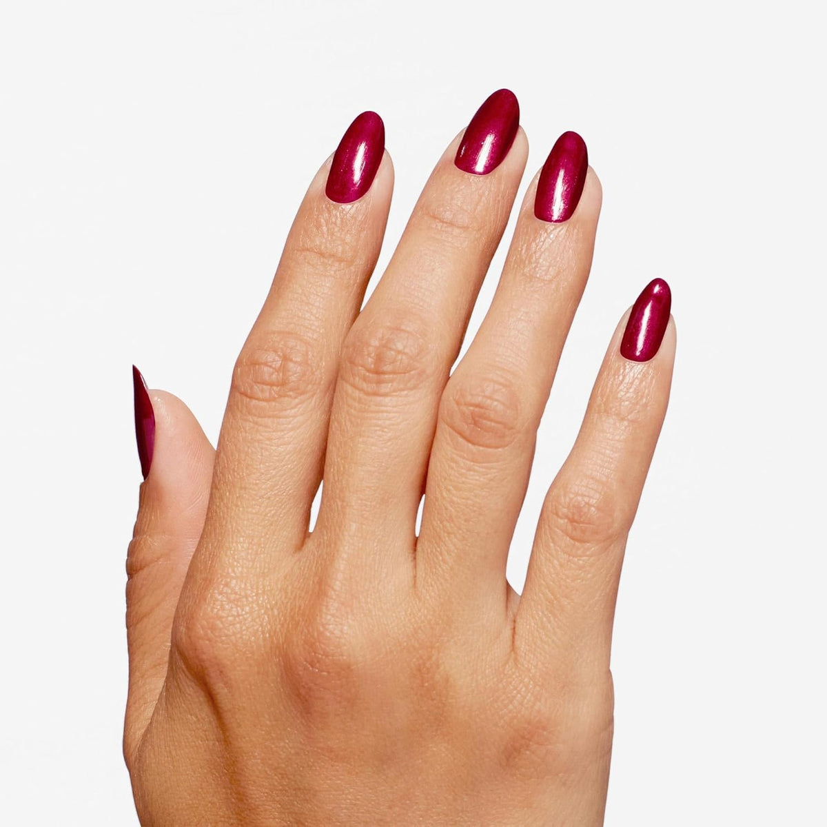 OPI Infinite Shine Nail Polish I'm Not Really a Waitress with pro-wide brush
