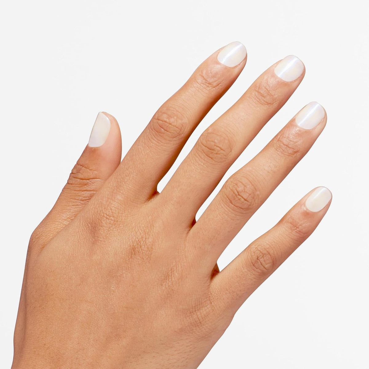 OPI Infinite Shine Nail Polish in application process