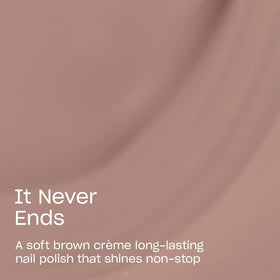 OPI Infinite Shine Nail Polish It Never Ends application on nails