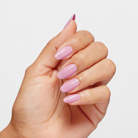 OPI Infinite Shine Nail Polish It’s a Girl swatch on nails
