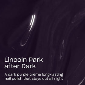 OPI Infinite Shine Nail Polish Lincoln Park After Dark swatch on nails