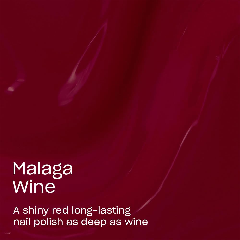 OPI Infinite Shine Nail Polish Malaga Wine application on nails
