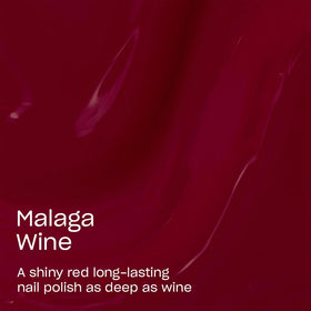 OPI Infinite Shine Nail Polish Malaga Wine application on nails