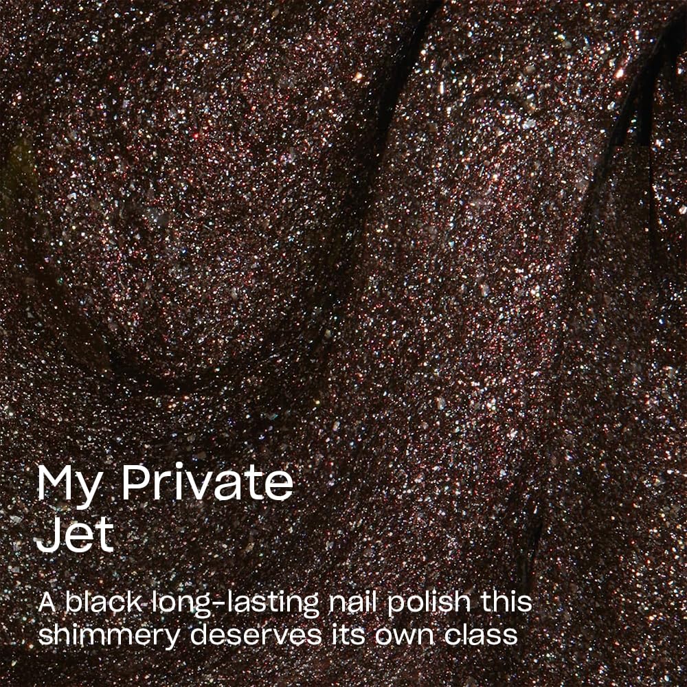OPI Infinite Shine Nail Polish My Private Jet application on nails