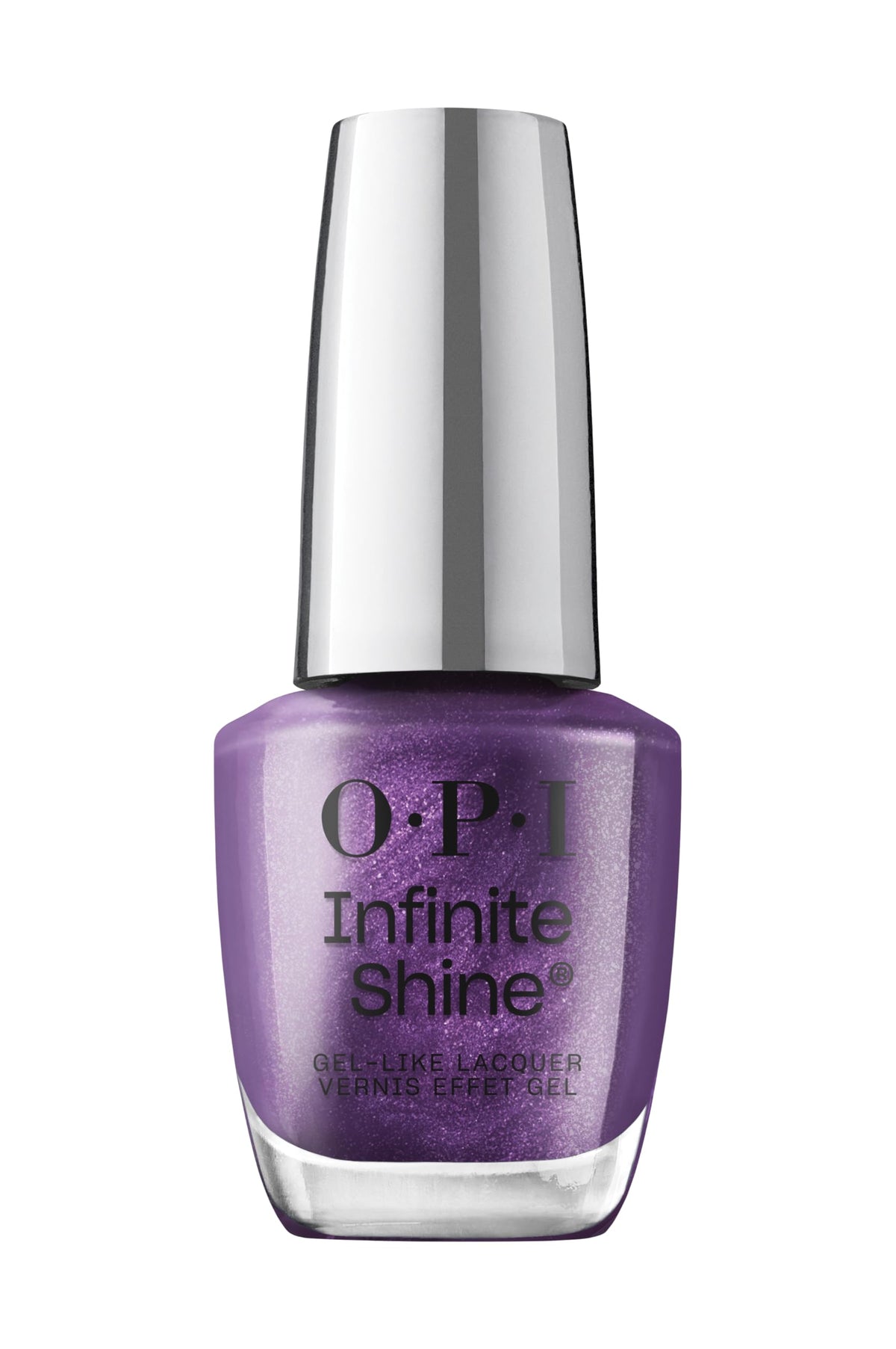 OPI Infinite Shine Nail Polish Purple Reign front view