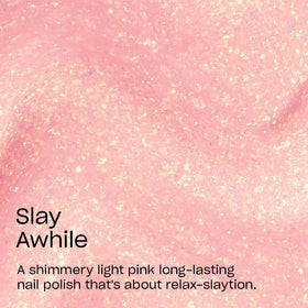OPI Infinite Shine Nail Polish Slay Awhile application on nails